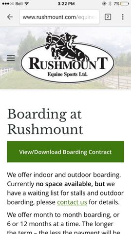 rush mobile - Website Design